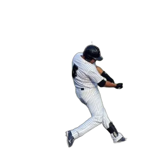 baseball, player, swings, ball transparent PNG cut-out