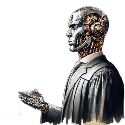 robot, mask, face, staff transparent PNG cut-out