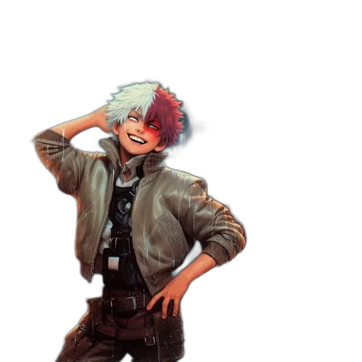 jacket, weapon, staff, robot transparent PNG cut-out