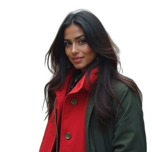 jacket, staff, red, katrina transparent PNG cut-out