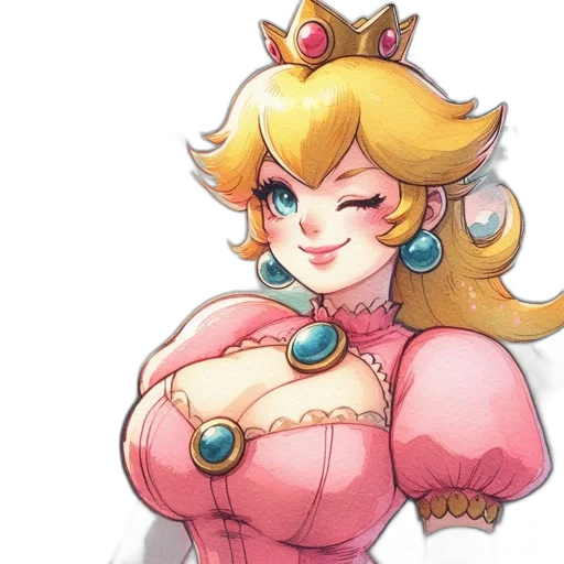 crown, dress, concept art, pixel art transparent PNG cut-out