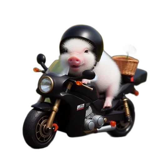 animal, car, creature, 3d render transparent PNG cut-out