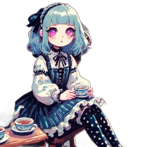dress, robot, staff, food transparent PNG cut-out