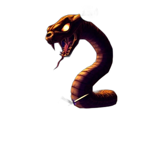 creature, dragon, animal, staff transparent PNG cut-out