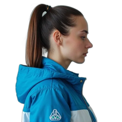 jacket, staff, face, jewelry transparent PNG cut-out
