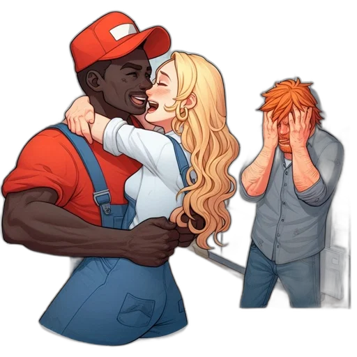 concept art, comic book art, pixel art, cartoon transparent PNG cut-out