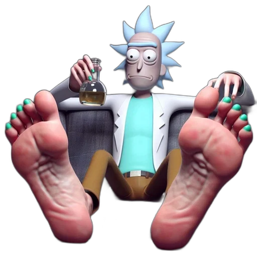 robot, creature, shoes, staff transparent PNG cut-out