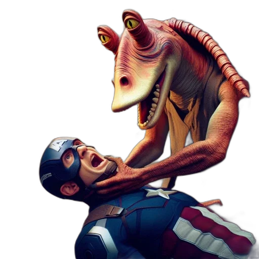 creature, comic book art, concept art, outer space transparent PNG cut-out