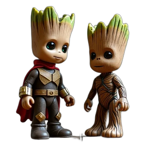 3d render, concept art, comic book art, couple transparent PNG cut-out