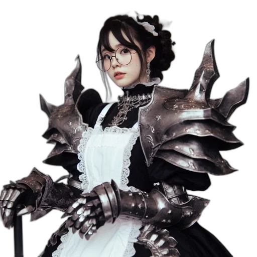 staff, robot, weapon, fantasy art transparent PNG cut-out