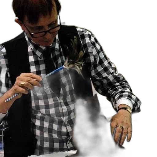 staff, jacket, photorealistic, fire transparent PNG cut-out