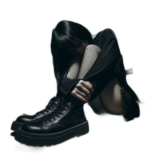 shoes, jacket, weapon, creature transparent PNG cut-out