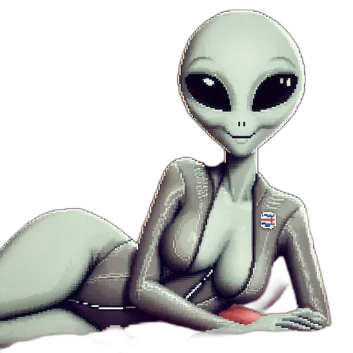 robot, creature, dress, staff transparent PNG cut-out