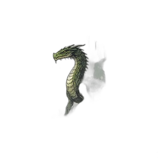 dragon, creature, animal, staff transparent PNG cut-out
