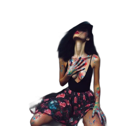 dress, creature, face, mask transparent PNG cut-out