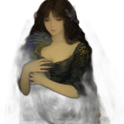 dragon, dress, creature, jewelry transparent PNG cut-out