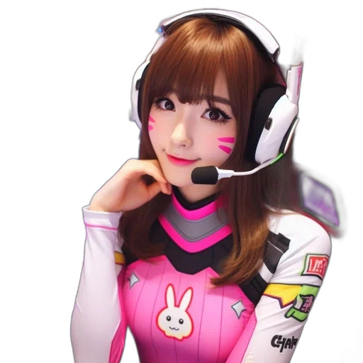 staff, robot, anime, photorealistic transparent PNG cut-out