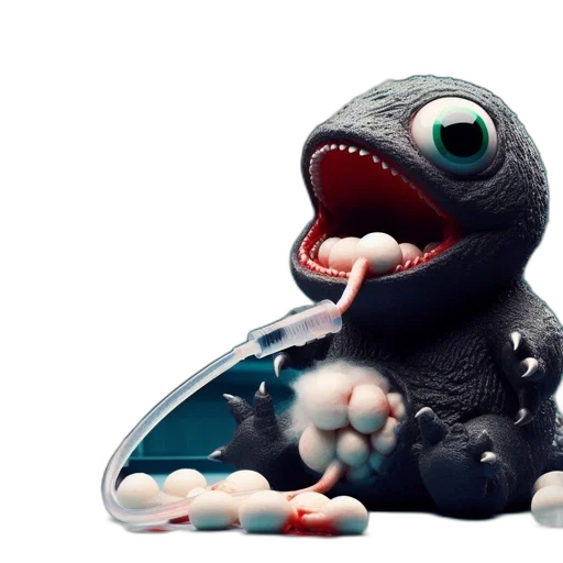 dragon, creature, animal, 3d render transparent PNG cut-out