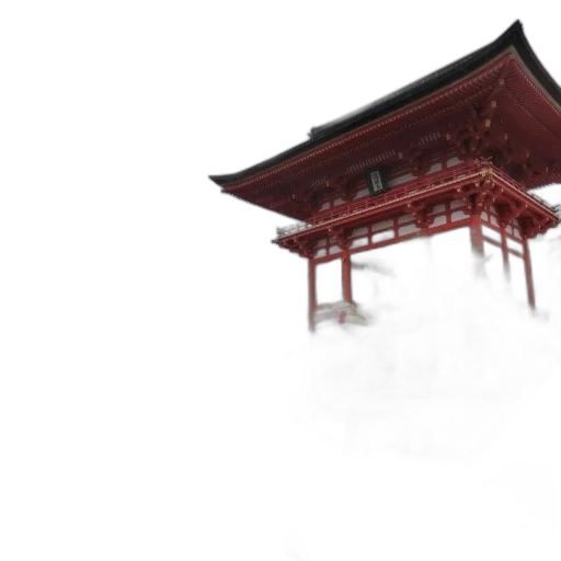 building, umbrella, mask, staff transparent PNG cut-out