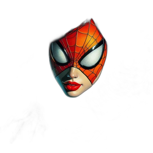 mask, face, comic book art, concept art transparent PNG cut-out