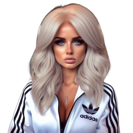 hair, jacket, face, dress transparent PNG cut-out