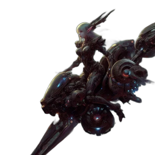 weapon, staff, sword, robot transparent PNG cut-out
