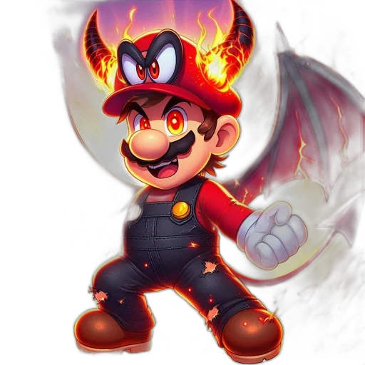 dragon, staff, hat, weapon transparent PNG cut-out