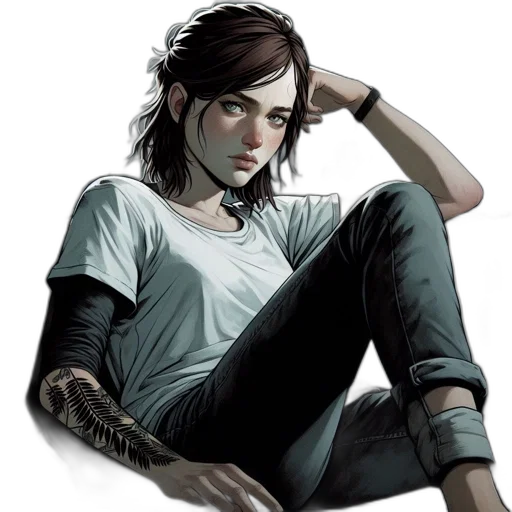 face, comic book art, concept art, fantasy art transparent PNG cut-out