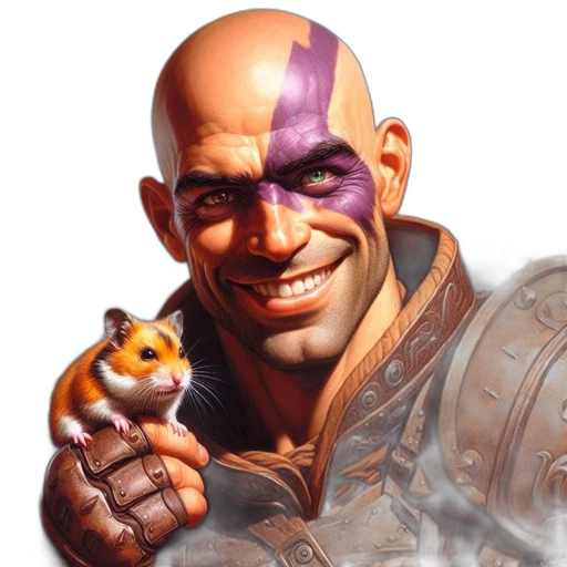 weapon, face, staff, animal transparent PNG cut-out