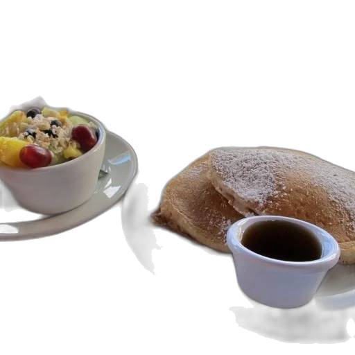 food, 3d render, photorealistic, breakfast transparent PNG cut-out