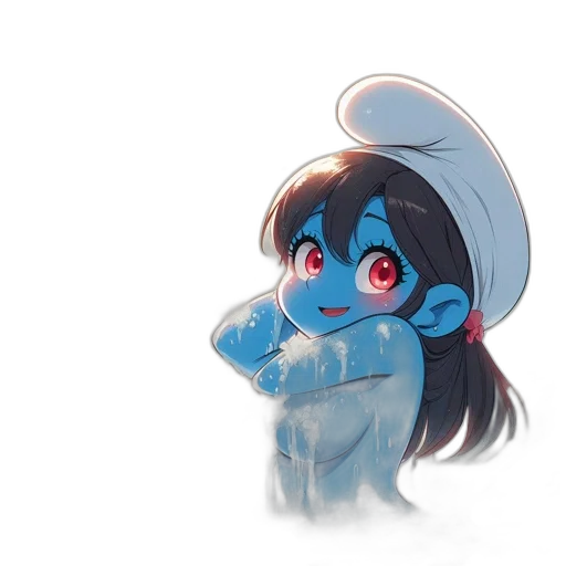 mask, creature, staff, hat transparent PNG cut-out