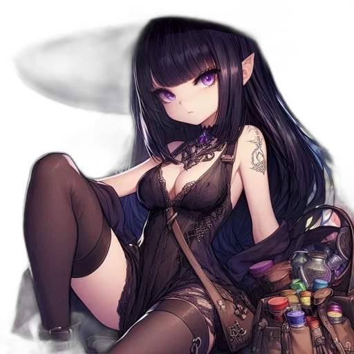 dress, weapon, staff, robot transparent PNG cut-out