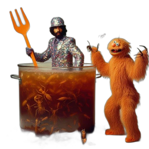 food, robot, creature, concept art transparent PNG cut-out