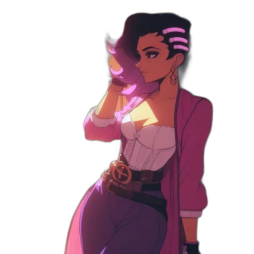 dress, staff, jacket, weapon transparent PNG cut-out