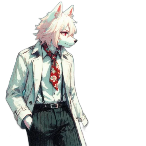 staff, jacket, animal, creature transparent PNG cut-out