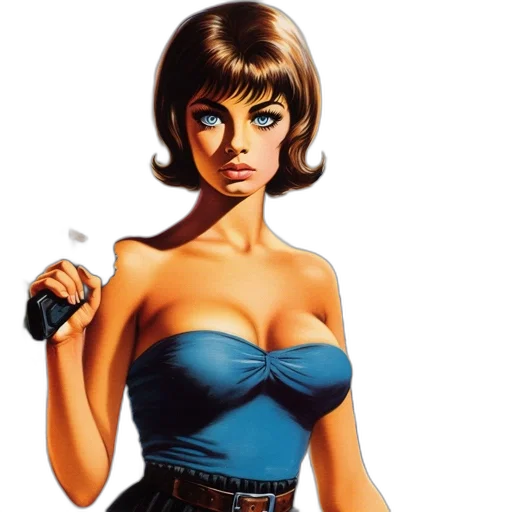 dress, comic book art, concept art, photorealistic transparent PNG cut-out