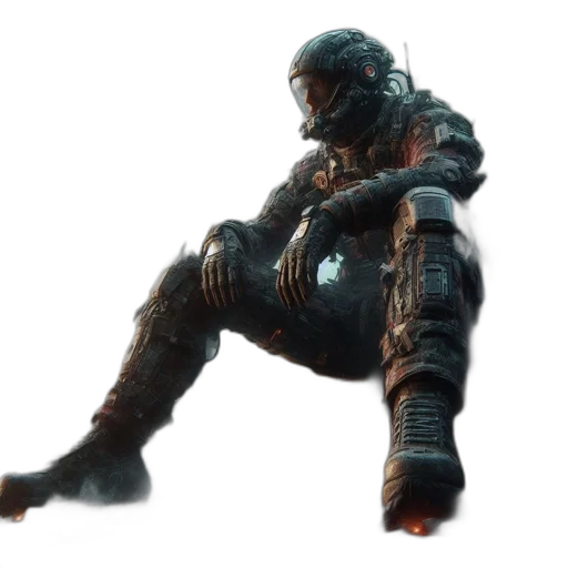 weapon, creature, robot, sword transparent PNG cut-out