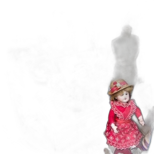 dress, hat, staff, face transparent PNG cut-out