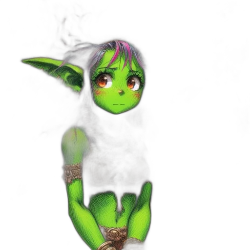 dragon, staff, creature, mask transparent PNG cut-out