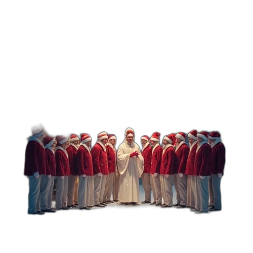 staff, jacket, crown, robot transparent PNG cut-out