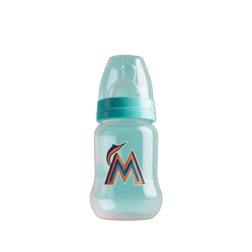 bottle, miami, marlins, baby transparent PNG cut-out