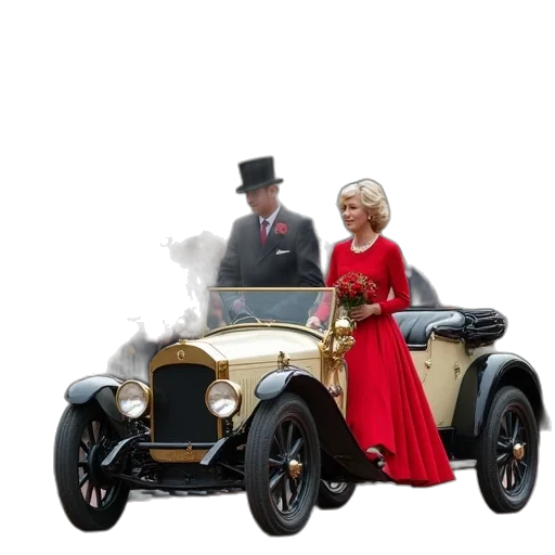 car, concept art, prince, princess transparent PNG cut-out