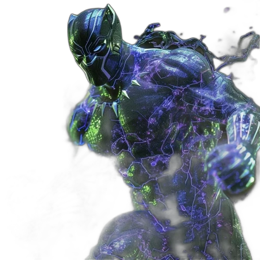 creature, robot, 3d render, concept art transparent PNG cut-out