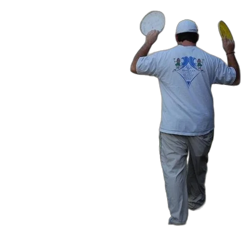 hat, staff, man, white transparent PNG cut-out