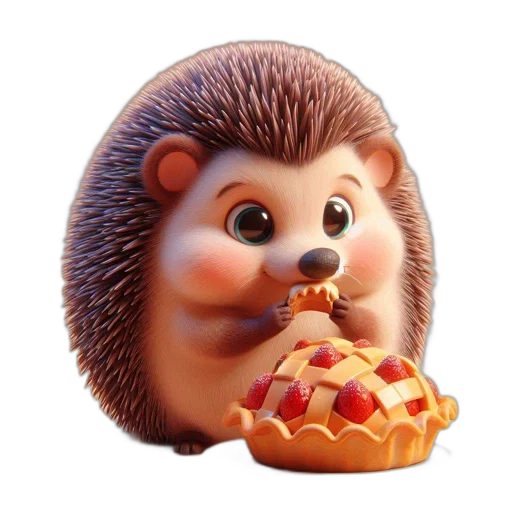 food, animal, creature, 3d render transparent PNG cut-out