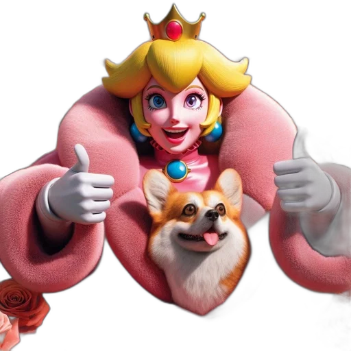 crown, animal, face, concept art transparent PNG cut-out