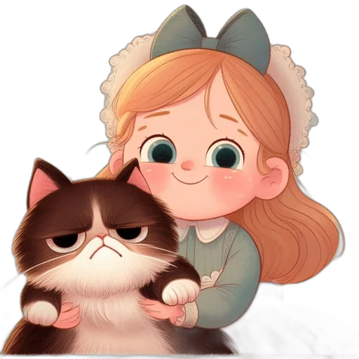 staff, animal, cartoon, anime transparent PNG cut-out