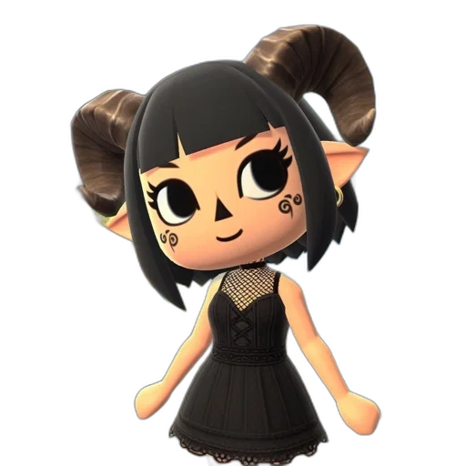 staff, dress, creature, animal transparent PNG cut-out
