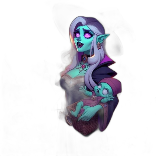 dragon, staff, creature, fantasy art transparent PNG cut-out