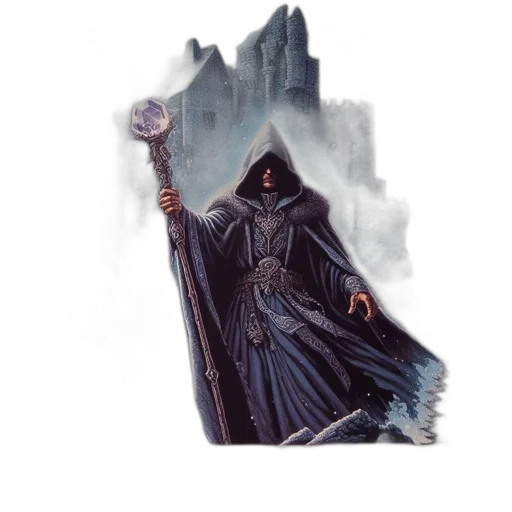 staff, jacket, sword, mask transparent PNG cut-out